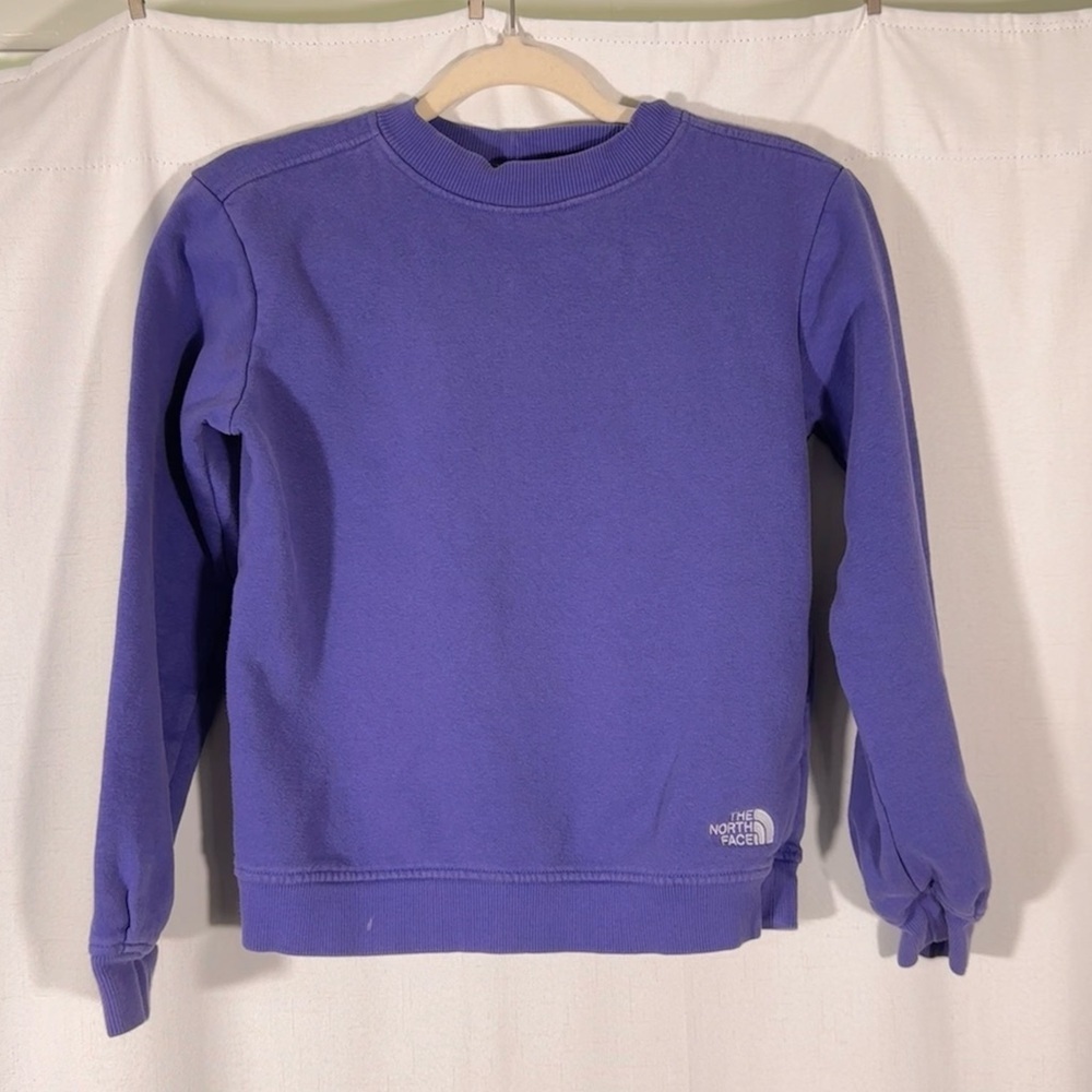The North Face Girls Periwinkle Crewneck Pullover